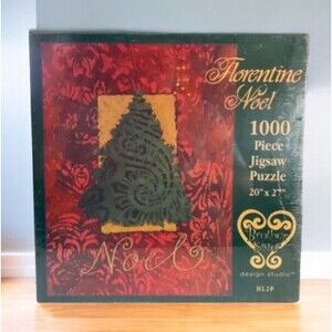 Brother Sister Design Studio Christmas Jigsaw Puzzle Christmas Florentine Noel